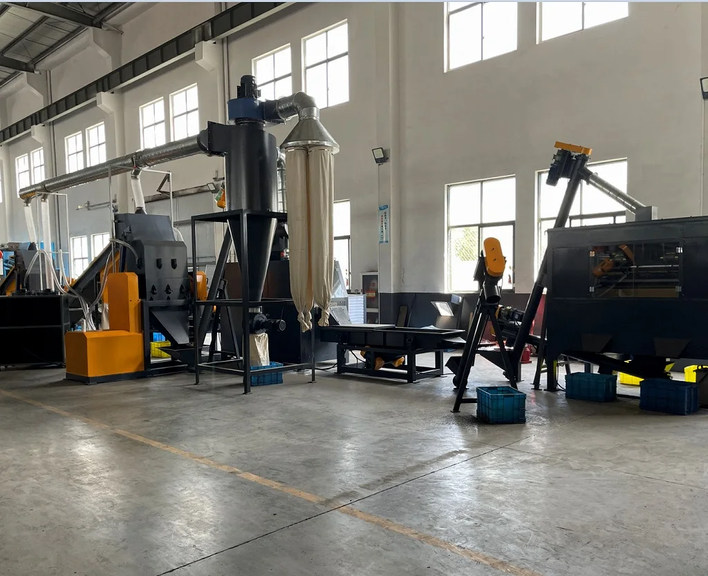 500-1000 kg/h Pure Copper Scrap Cable Wire Granulator Copper Chopper Recycling Machine