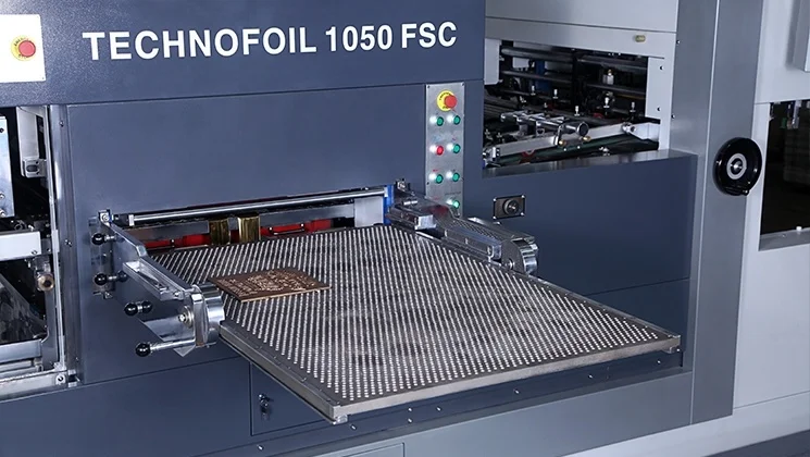 
TECHNOFOIL 1050-FSC Fully Automatic Foil stamping embossing and die cutting machine 