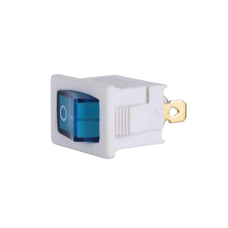 KCD1-101WB 8 pin rocker switch with light  t105 250v