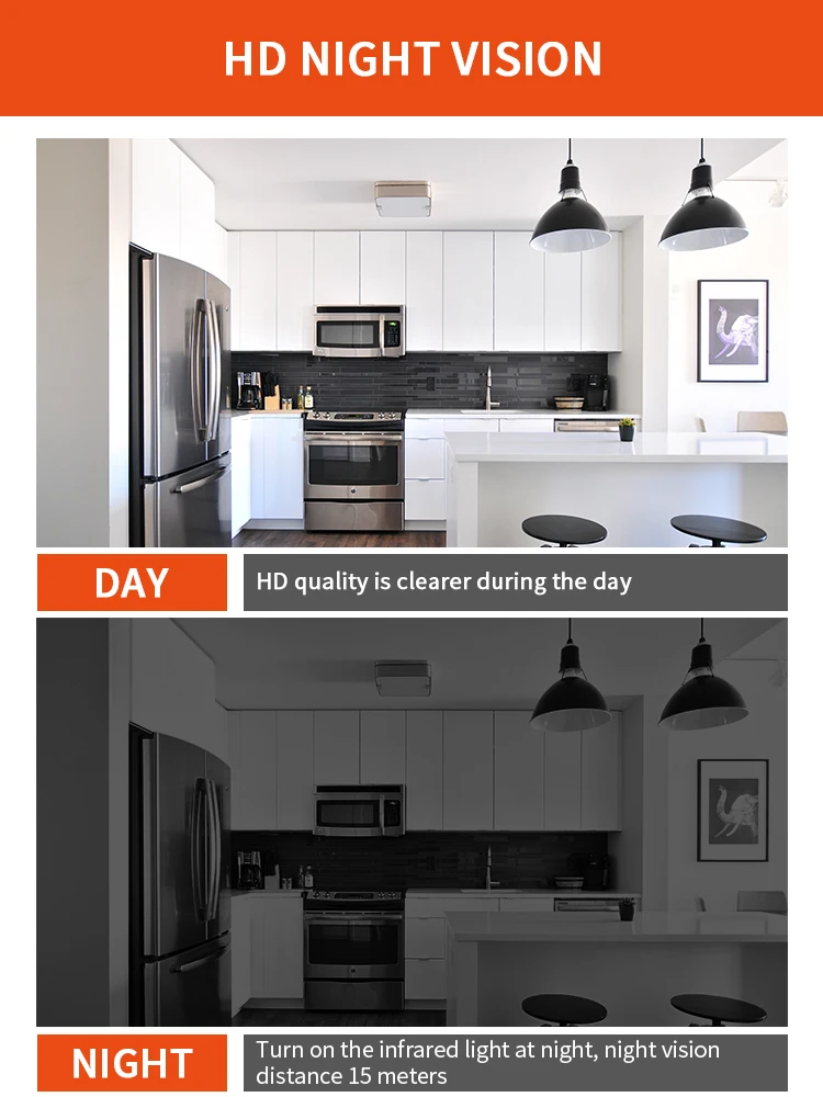 Sectec HD 1080P Smart Home Wifi Cam Security CCTV Camera Surveillance Camera Wireless Battery IP Camera