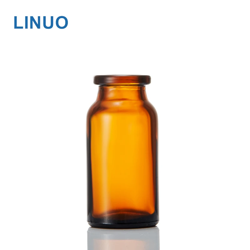 Shandong LINUO pharmaceutical low or neutral borosilicate glass molded vials for injection