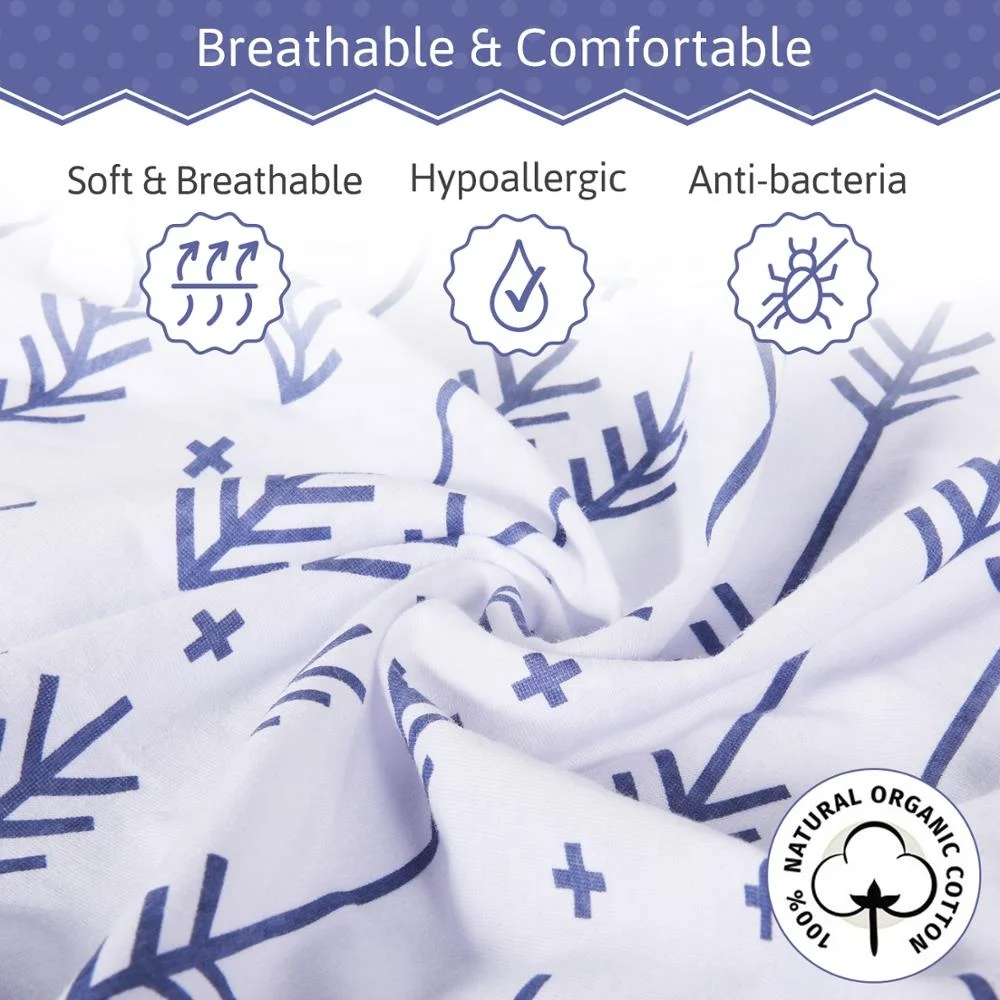 
Momcozy Bassinet Sheets 3 Pack 100% Universal Breathable Cotton Sheet Set for Unisex Boys Girls for Most Bassinet Pad 