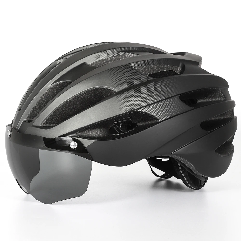 VICTGOAL Goggles Bike Helmet for adult men women urban face shield UV400 urban MTB riding scooter biking racing cycling helmet