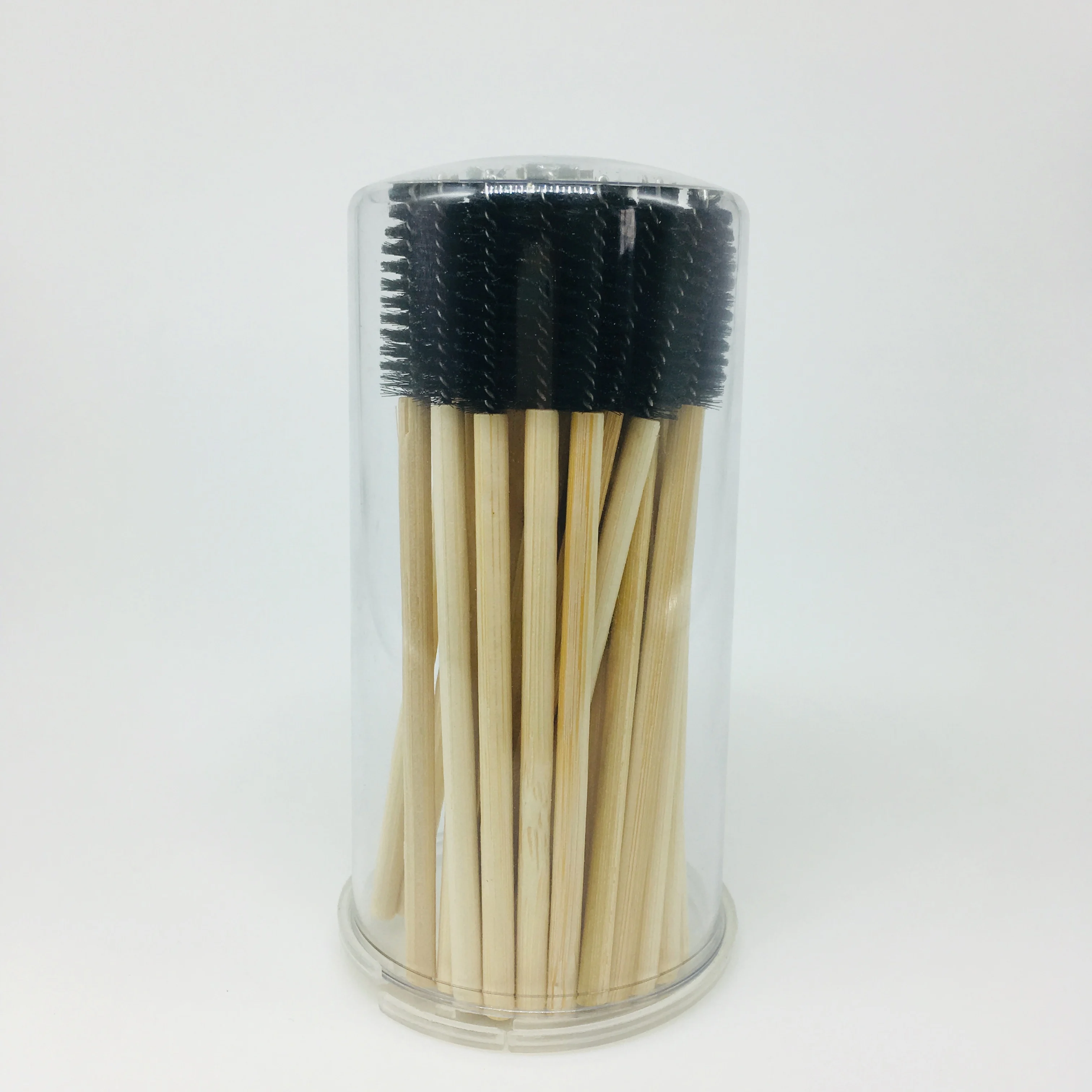 Wholesale Mascara Micro Microfiber Applicator Set Personalized Micro Disposable Bamboo Eyelashes Brush  For Eyelashes