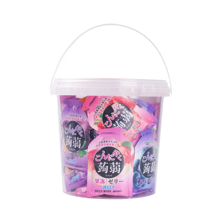 Wholesale Customized Good Quality 520g Konjac Jelly (five Flavors) Fruit Flavor Jelly
