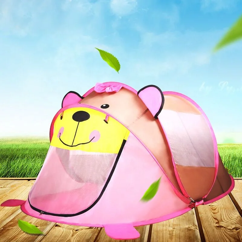 Складной Игровой домик AIOIAI для мальчиков и девочек забавная Игровая палатка с милым тигром игр в помещении на открытом воздухе