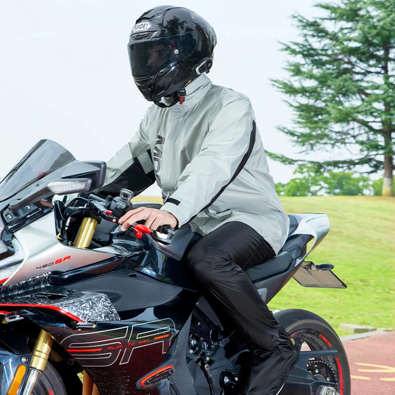 Motowolf Motorcycle Waterproof Outdoor Riding Split Raincoat Reflective Raincoat For Cycling Rain Pants Suit Camping 1 Sets