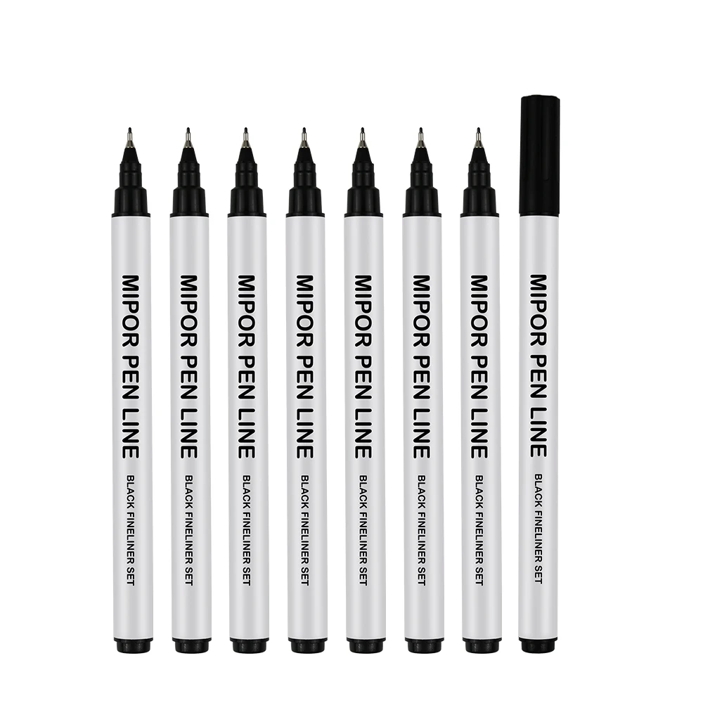Black Ink pigment Micron Graphic Art Marker fineline markers For Drawing Painting