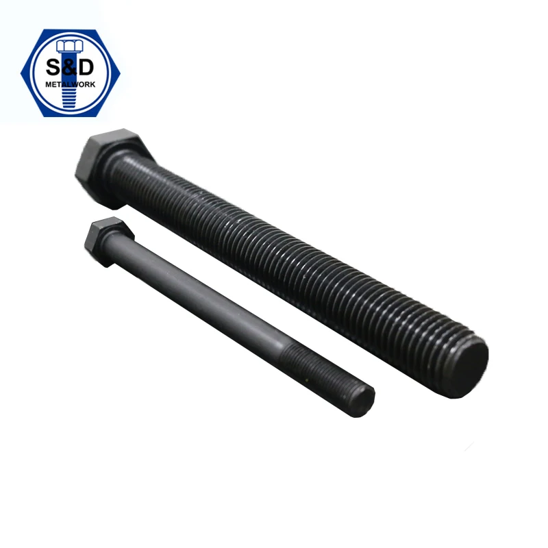 Nuts and bolts manufacturers din931-8.8 high strength bolts DIN931/DIN933