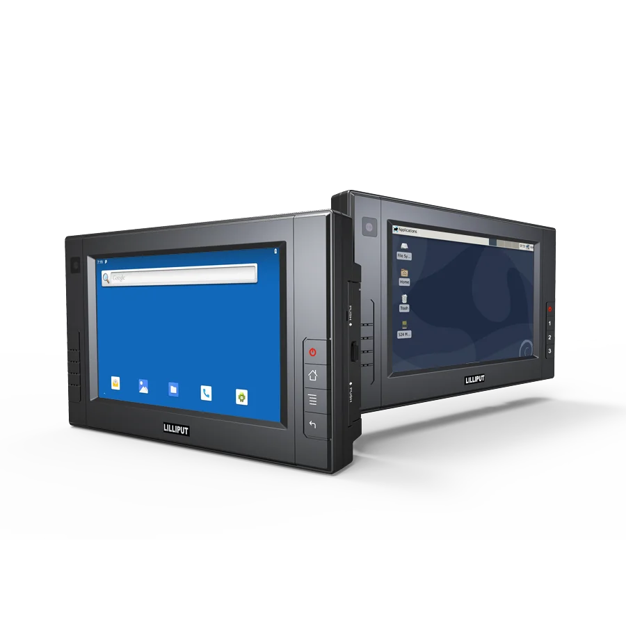 7 inch IP64 vehicle tablet Android 9.0 liniux debian 10 rugged tablet for industrial use with CAN GPIO USB port