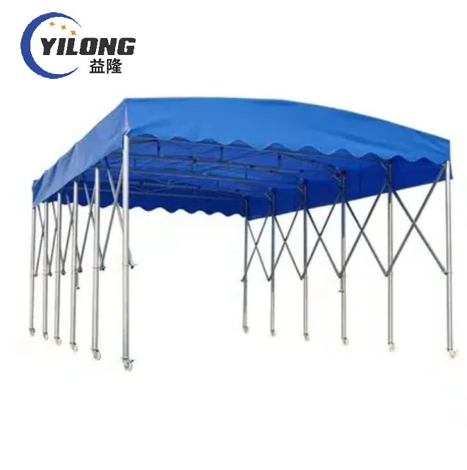 Easy installation canvas roof steel structure retractable structural covers for vehicles