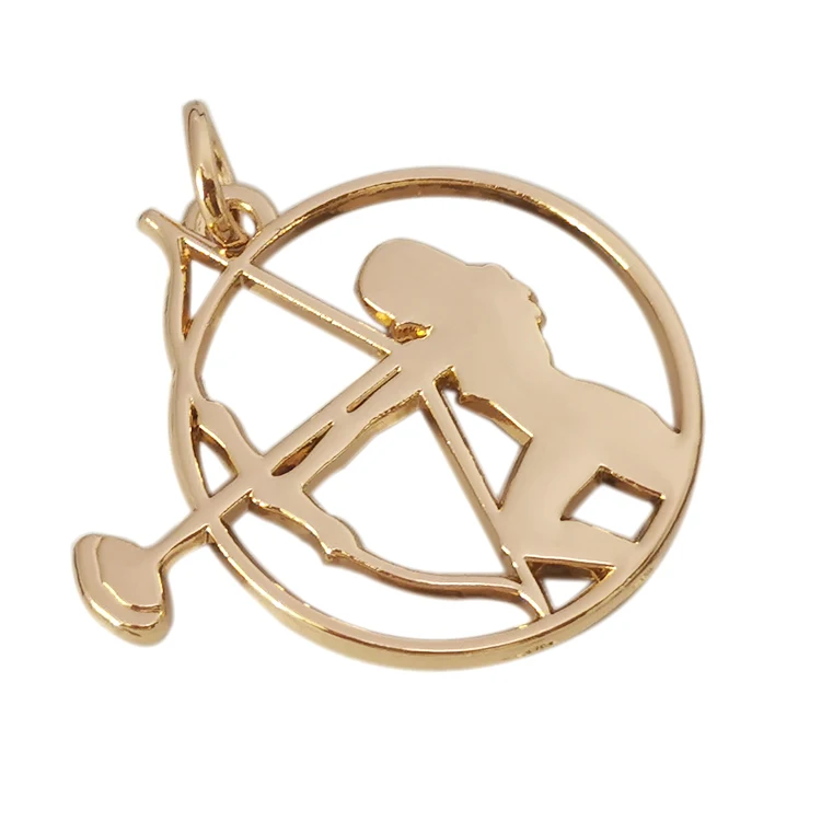  New design pendant logo custom made metal tags for