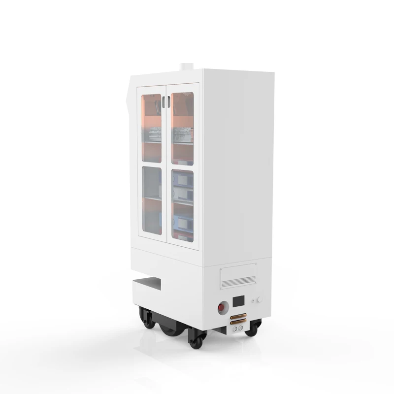 Smart food delivery navigation restaurants  hotels  coffee shops  server  robot  waiter robot