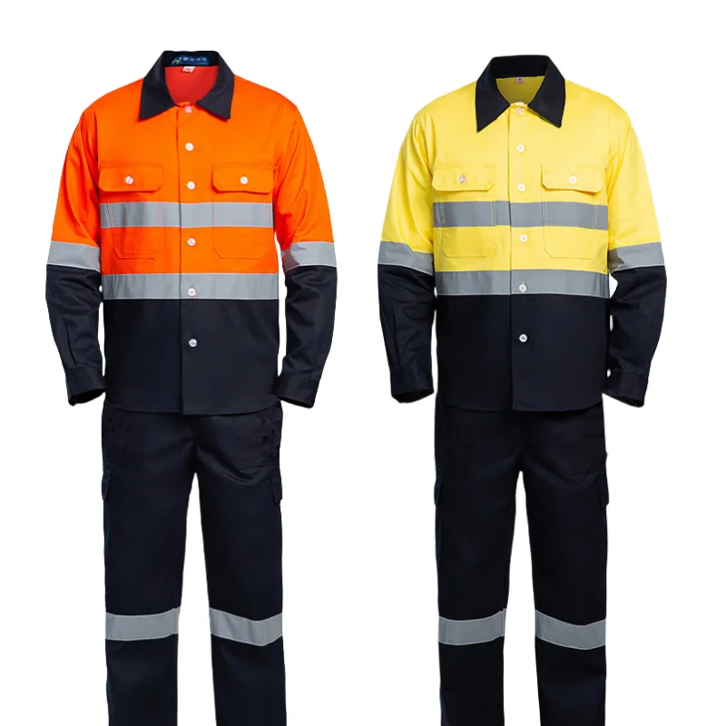 Verified Factory Price Cotton Flame Retardant Reflective Joint Clothing Fireman OEM Work Uniform Customized Fireman Sam Costume