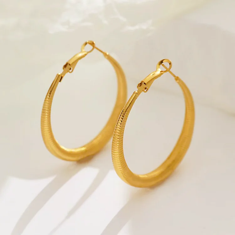 Серьги-гвоздики женские из нержавеющей