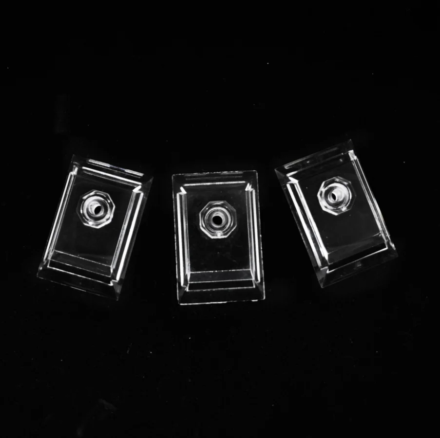 Jinsky Acrylic Custom Circle C Ring Shape Smart Digital Wrist Men or Women Watch Displays Holder Stand