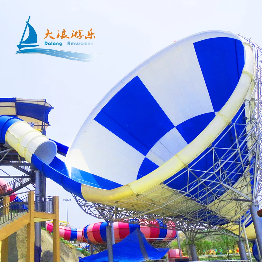 Dalang Brand Aqua Park Playground Equipment Water Slides For Sale Outdoor Water Park Equipment Fiberglass Water Slides