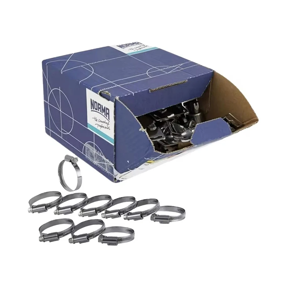 High Performance Various Clamp Sizes Zinc Plated Worm Drive Fastener Galvanized Clip Steel