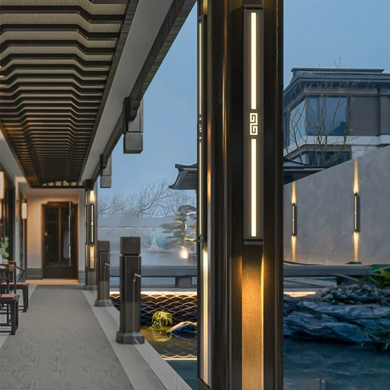 modern led waterproofCourtyard Villa Gate wall light mounted 6w outdoor wall lamps led porch wall  lights