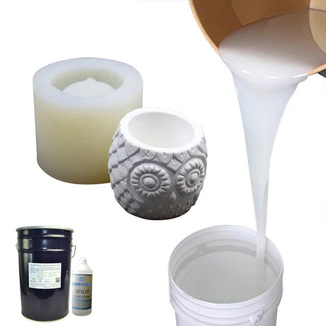 Силиконовая Жидкость RTV2 производитель силиконовой резины для бетона камня и гипса форма скульптуры
