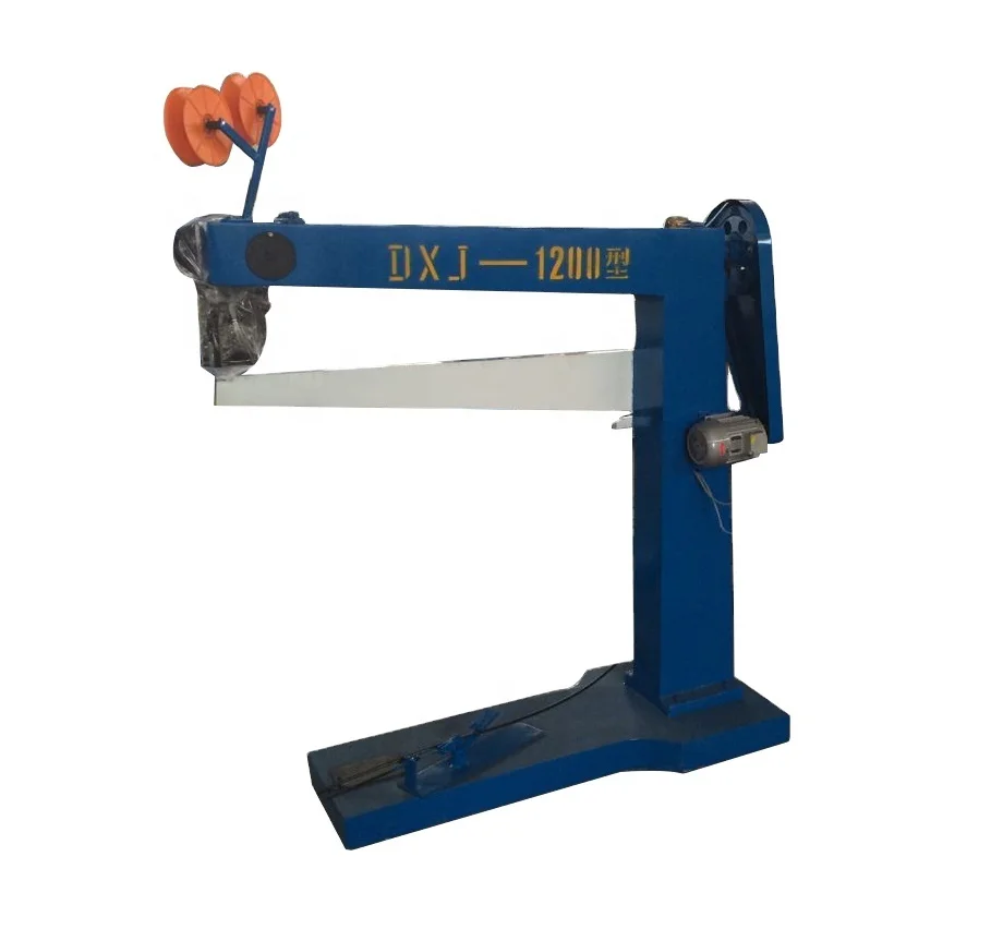 Manual corrugated carton stapler machine for make boxes cardboard