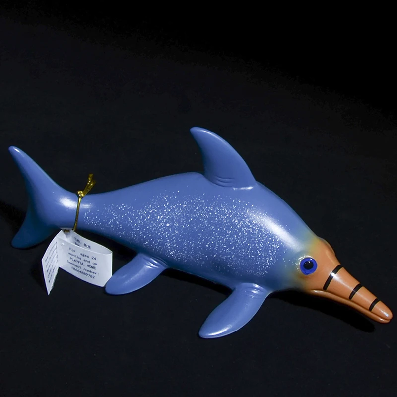 Kiya  Soft Rubber ichthyosaur miniature rubber animals inflatable animal toys set stuffed wild animales toy