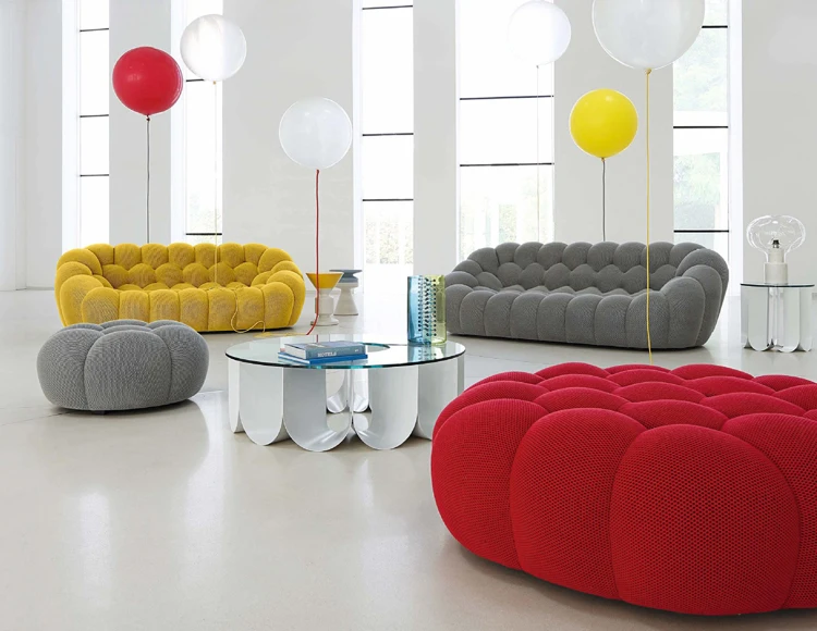 High Quality Modern Comfortable And Beautiful Italy Designer Sofa Bubble Curved Sofa By Roche Bobois