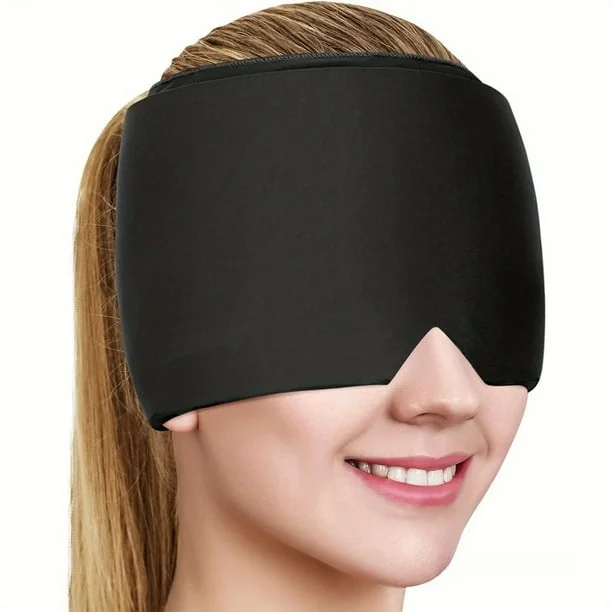 USB Electric Heating Migraine Relief Hat Headache Cap Heat Compress Therapy Winter Head Warmer Cap