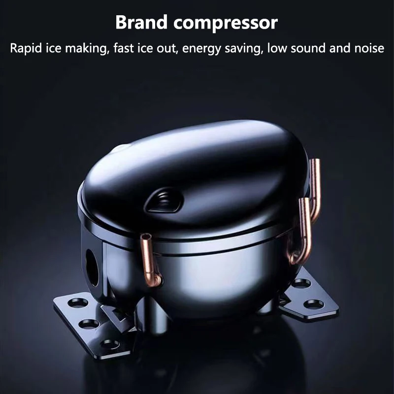 2024 China High Quality New Kitchen Smart Plastic Table Top Electric 220V Instant Mini Bullet Ice Cube Maker Machine