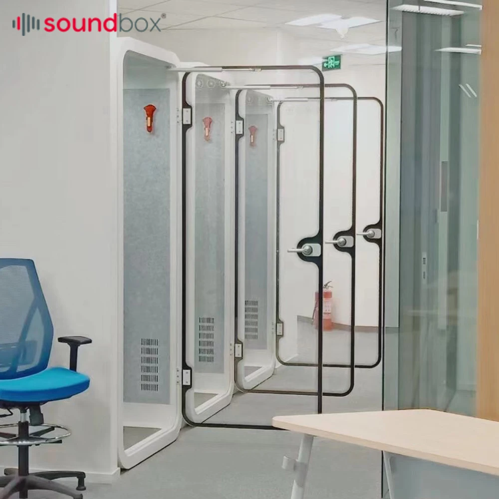 Soundbox Phone Booth Indoor Office Sound Proof Call Pod Noise Reduce Privacy Telephone Booth