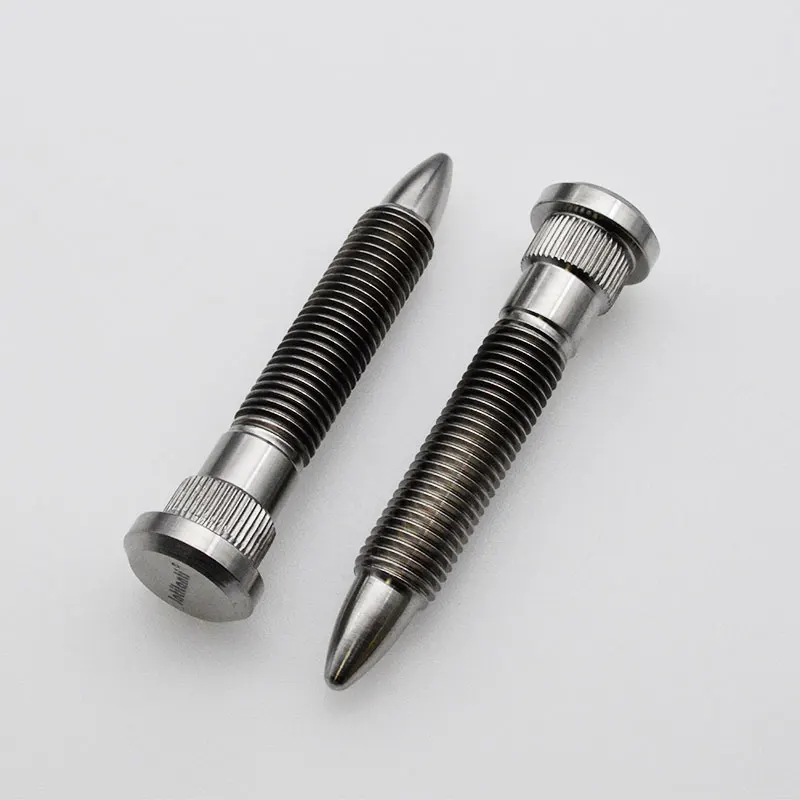 Extended Spike End Gr.5 titanium screw alloy wheel bolt stud of car M12x1.25 mmM12x1.5mm