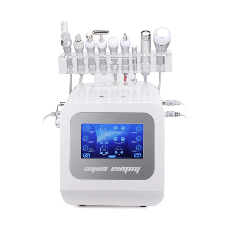 TY 9in 1 h2o2 hydra aqua peel deep cleaning hidra beauty pico facial machine 2021