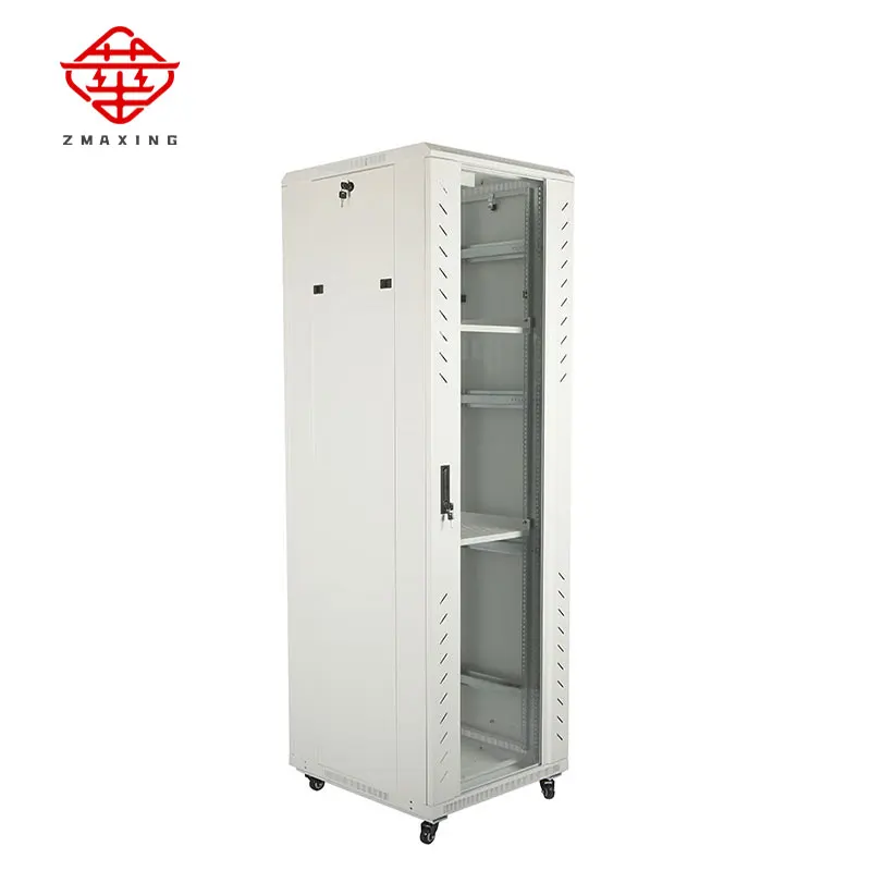 High-Capacity 42u Portable Network Cabinet in White Various Sizes Servers Routers Switches Other Devices Stock 4u 6u Capacities
