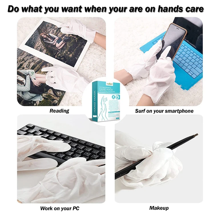 Private Label 100% Pure  Natural Organic Whitening Moisturizing Hand Nourished  Mask