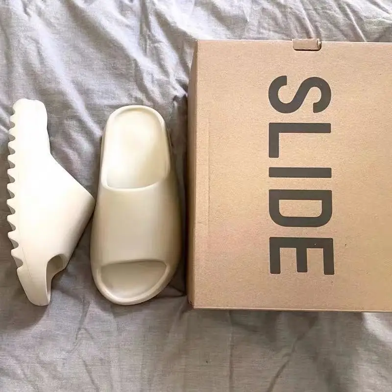 2021 China made the most popular yeezy house slippers yeezy yeezy slippers with box