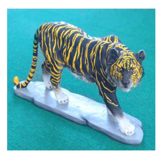 Tiger animal resin sculpture