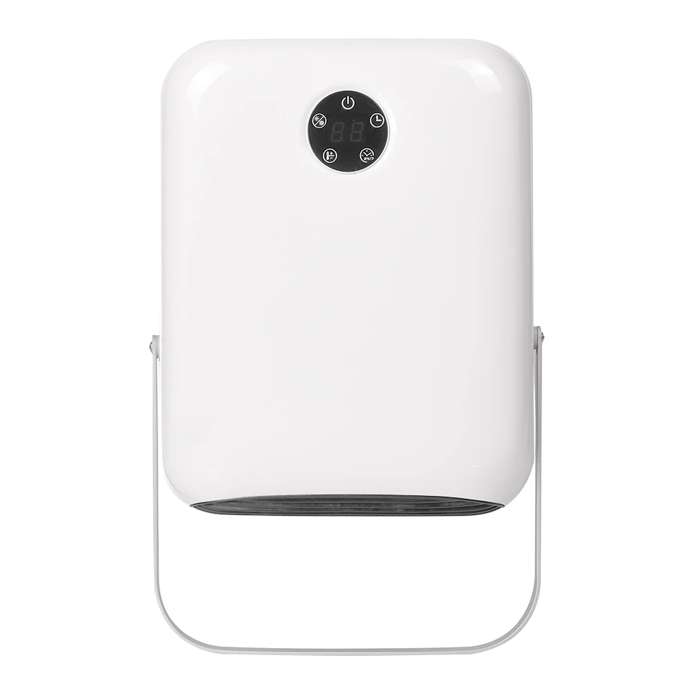 2000W LED Display Protection Bathroom Electric PTC Ceramic Fan Heater With Aluminum TOWEL RACK