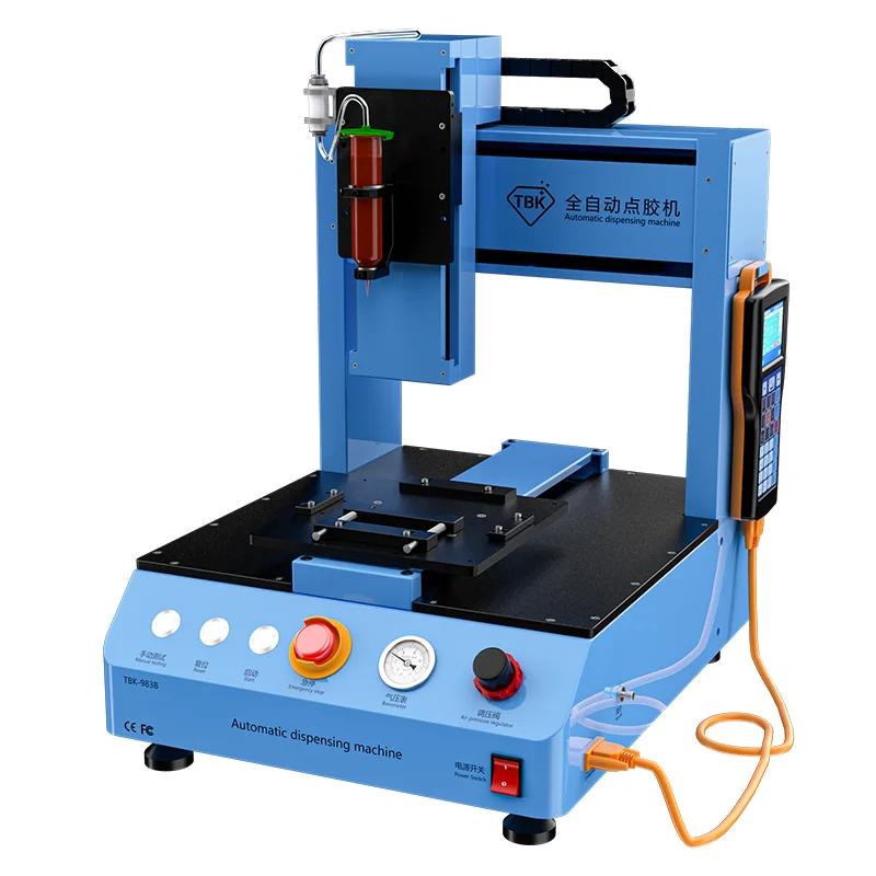 TBK new machine glue speed adjustable 983B automatic dispensing machine is suitable for a variety of glue