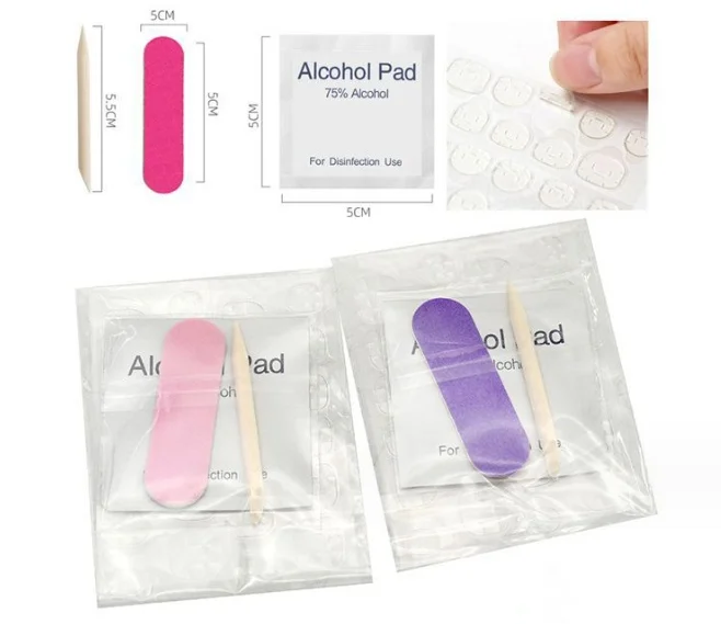 Disposable Mini Hotel Supplies Nail File Wood Chip Sandpaper File Double-Sided  Sanding Nail Art Accessories Cuticle Tools