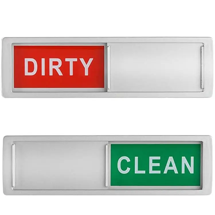Wholesale Magnetic Dishwasher Cover Clean Dirty Sign Refrigerator Dishwasher Sign Magnet