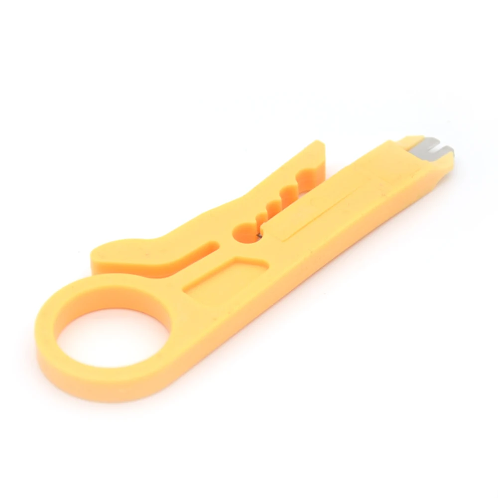 MT-8019 small yellow tool Hand Cable Stripper Mini Simple Wire Cutter Hardware insertion tool