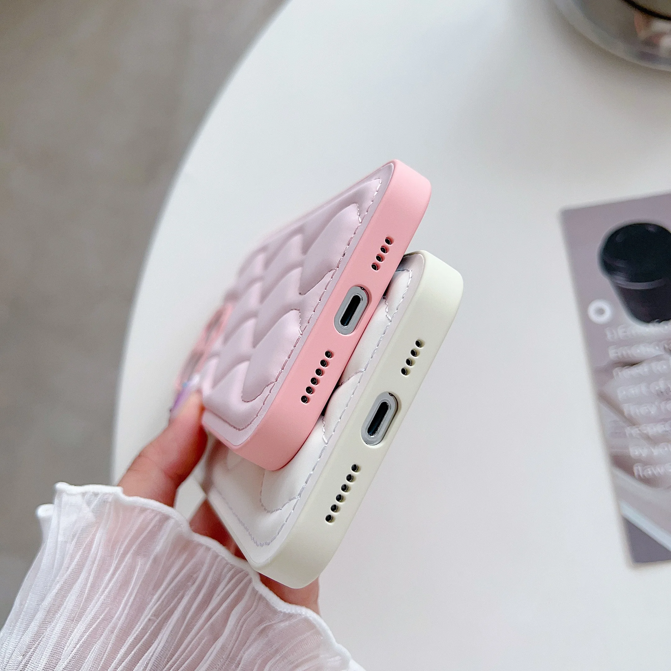 Shockproof Mobile Back Cover Phone Case PU Leather Case For HUAWEI Models for iPhone 15 Series