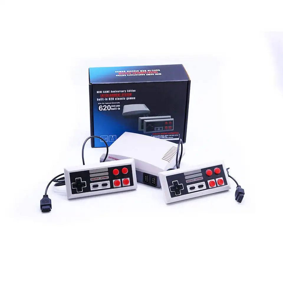 Built-In 620 Games Mini TV Game Console 8 Bit Classic Handheld Gaming Player AV Output Video Retro Game Console