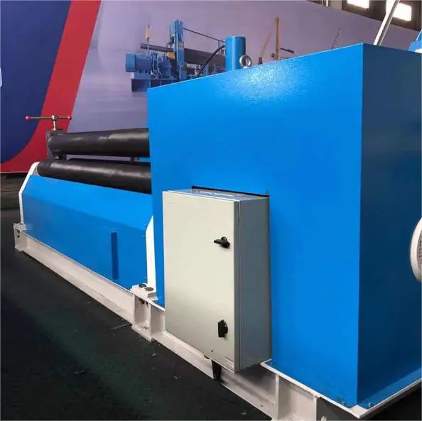 12*2000 Steel Plate Rolling Machine / 3 Sheet Roller Bending Machine