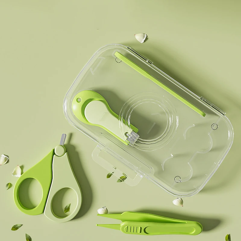 Hot Sell Wholesale 4 In 1 Safe Use Baby Care Set Nail Kit Baby Care Kit Baby Manicure Kit