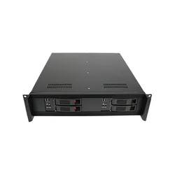 Custom 2U Double Mini ITX System Server Case with IO Interface 4U Hot Plug Server Chassis