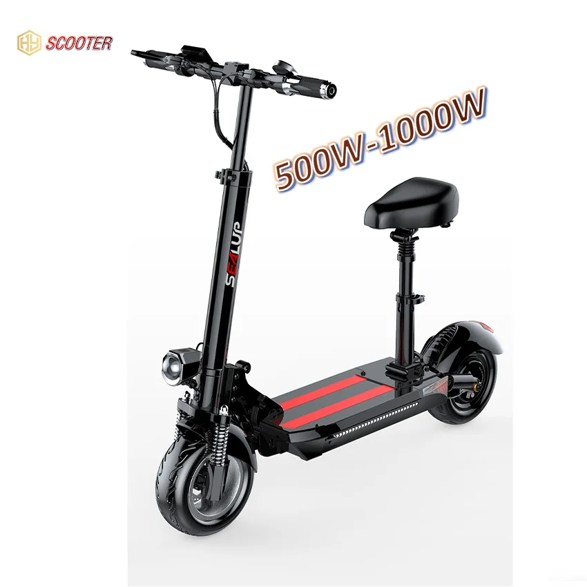 HX19 10inch 500W 1000W long distance hiboy skuter electric scooter led light
