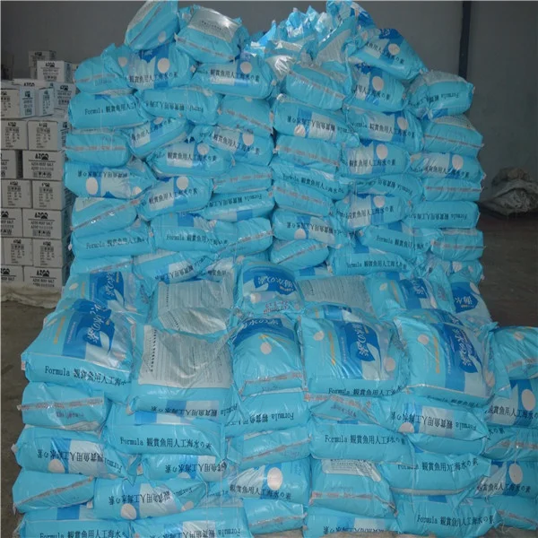 High quality marine sea salt aquaculture salt for shrimp lobster tank fish farming aquarium salt OEM welcome