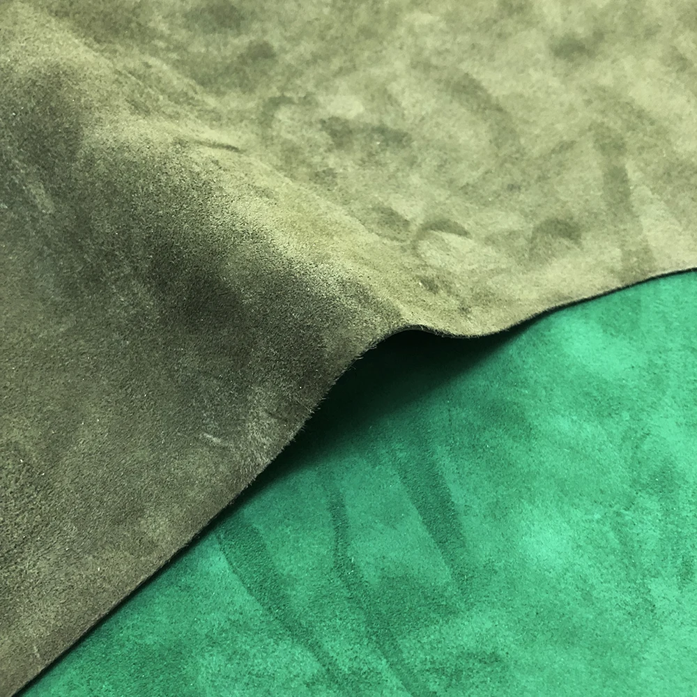 sheep suede leather goat suede genuine leather for making shoes bags