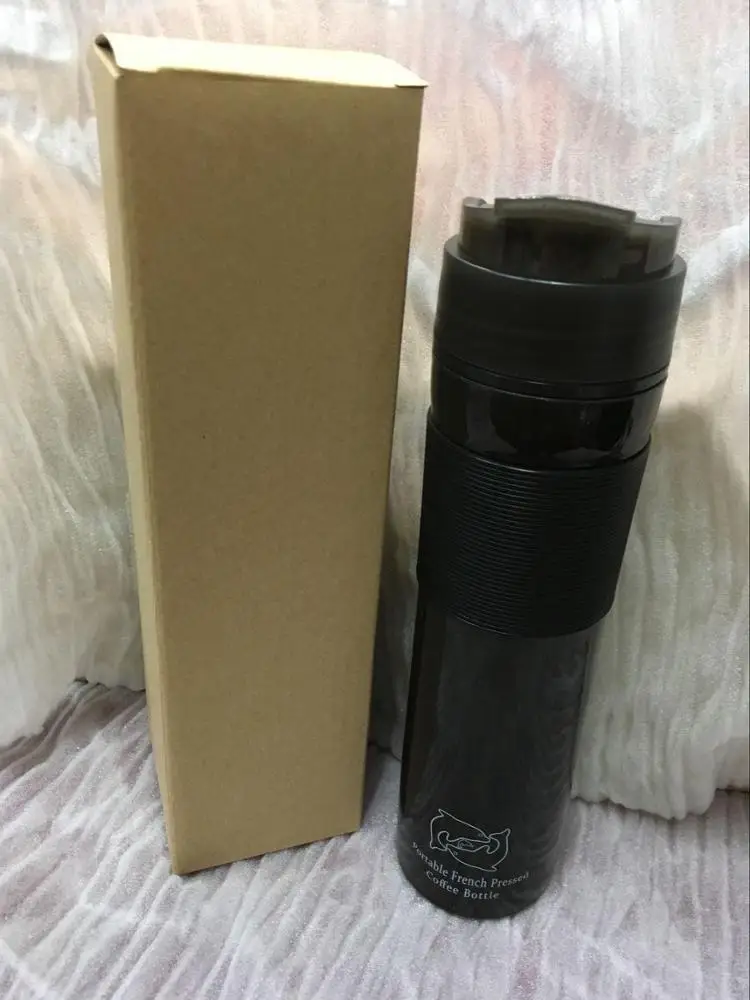 350ML Portable Finest Filtration Water Isolation  French Press which cheap price and Conveniently carry for outdoor usage